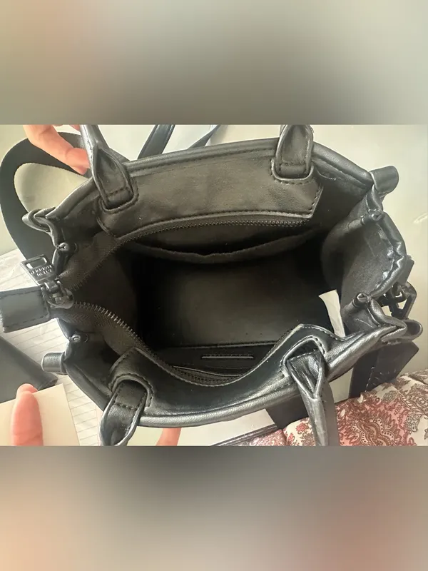 Steve Madden Black Quilted Mini Satchel crossbody new without tag - Image 12