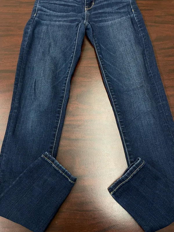 American Eagle Next Level Stretch Dark Wash Jeggings Size 0 Denim Jeans - Image 3