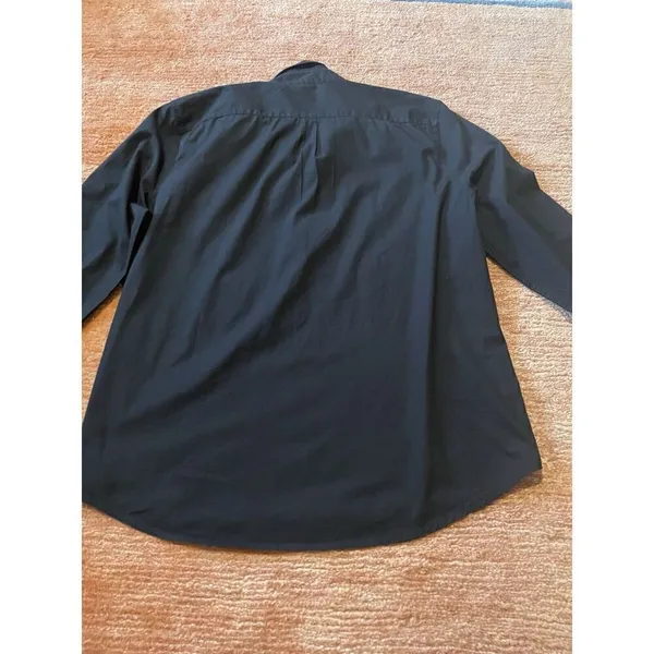 U.S. Polo Assn. Women's Long Sleeve Stretch Black Cotton Pullover Shirt Size XL - Image 9