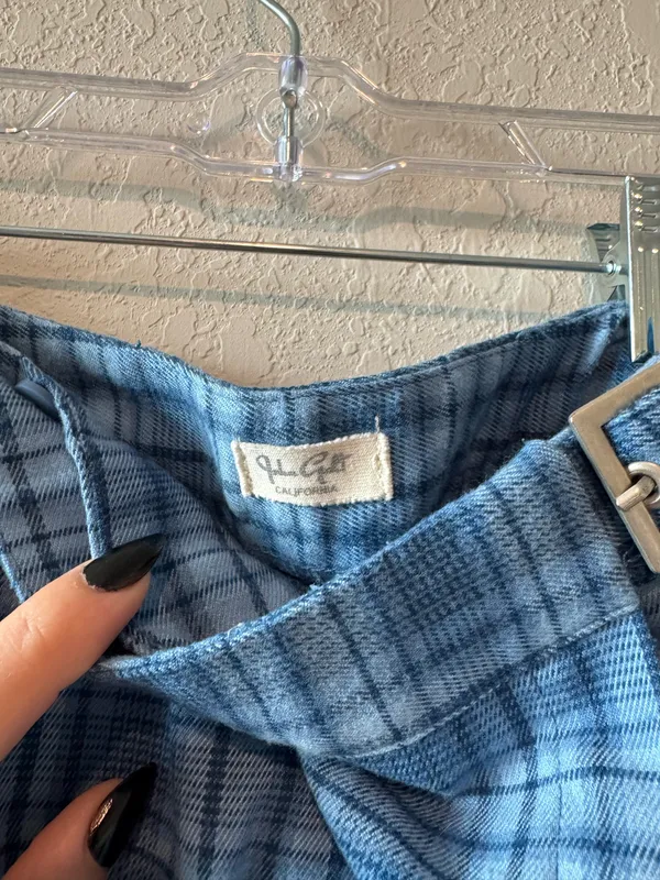 John Galt Brandy Melville Mini Plaid Skirt - Image 5