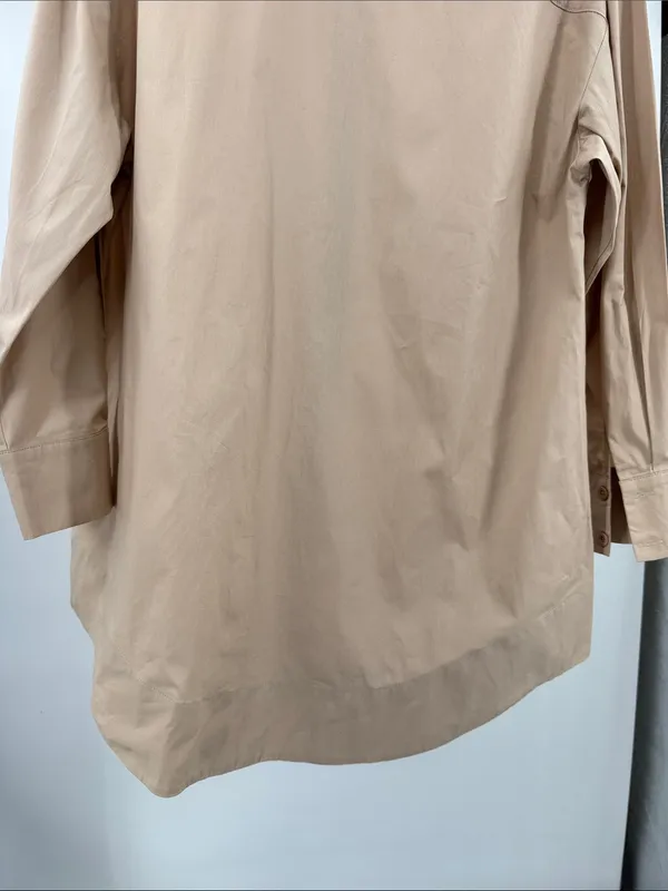 LYANER Women's Casual Shirt Dress Collar Button Down Loose Long Sleeve Mini S - Image 12