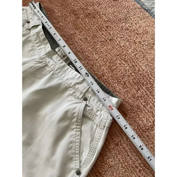 Vintage Mountain Lake Ivory Carpenter Shorts Women’s 18 Cotton Utility Pockets - Image 4
