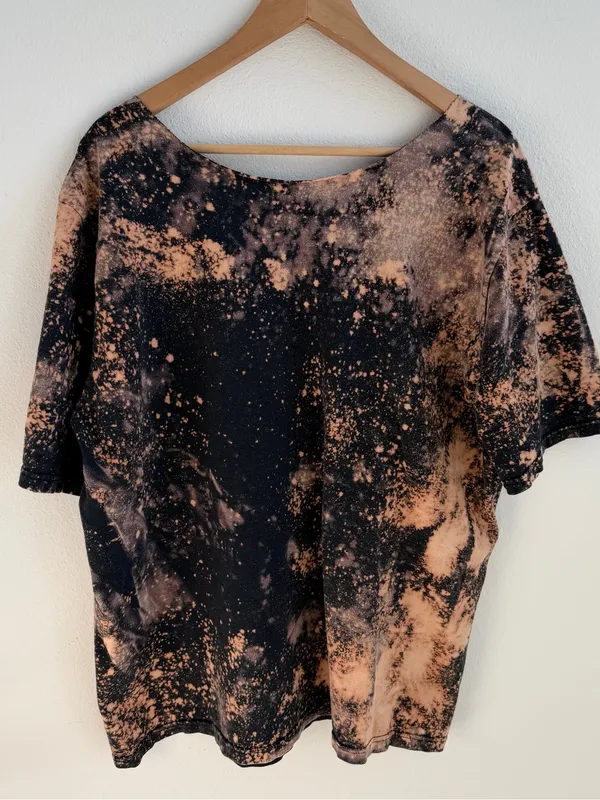 Custom Bleached The Shining Graphic T-Shirt Horror Movie Off Shoulder Tee - Image 12