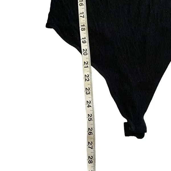 Wild Fable Sleeveless Black Snap Front Bodysuit - Image 8