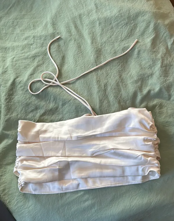 Princess Polly Odette Satin Halter Top - Image 4