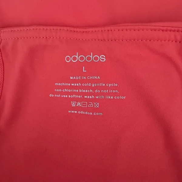 Chic Coral Mini Skirt Pink Size L - Image 5