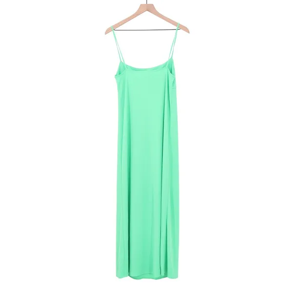 Zara Mint Green Cutout Midi Dress Spaghetti Strap Ring Detail M - Image 6