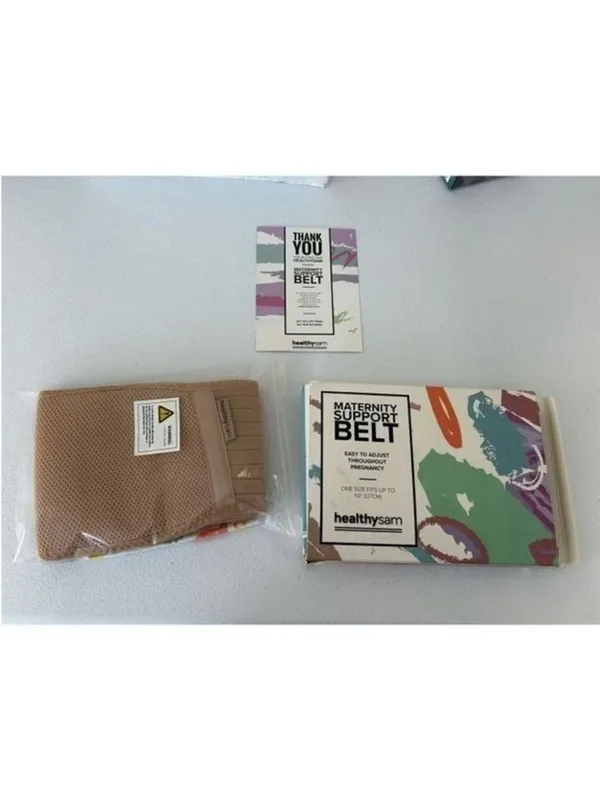 NEW Maternity Belly Band Pregnancy Abdomen Back Support Fits Up to 50" - Image 4