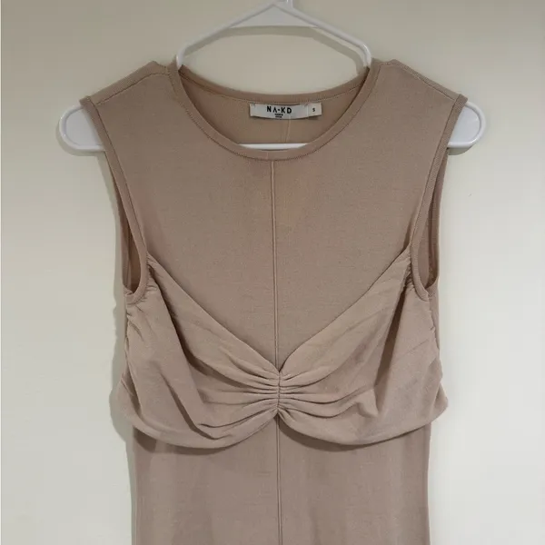NAKD Twist-Front Maxi Dress in - Image 3