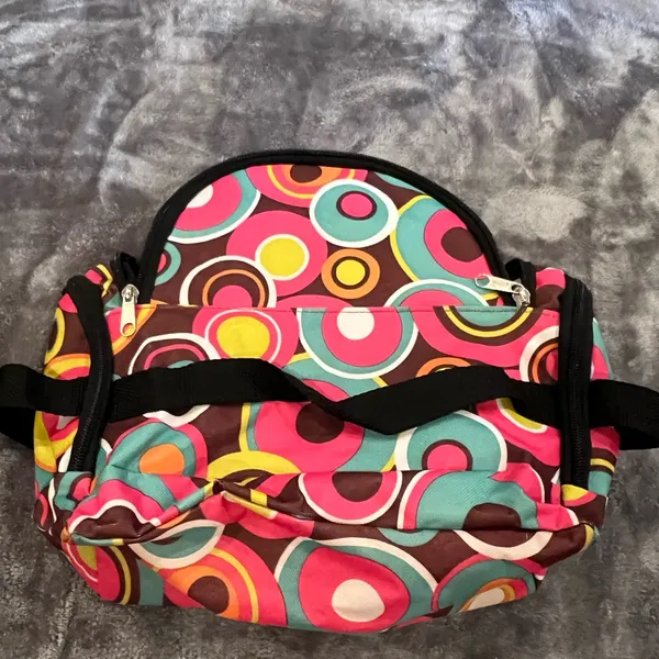 Colorful Patterned Women's Bag Red - Image 6
