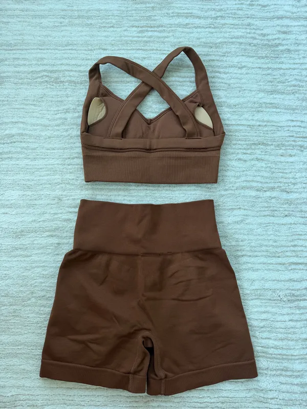 Bo and Tee Oh Polly Brown Workout Set - Image 2