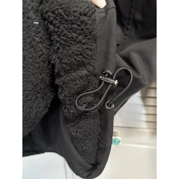 Calvin Klein Faux Fur Hood‎ Jacket Zip Up Size Sm Pockets Lined Water Resistant - Image 6