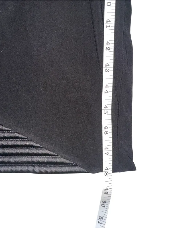 Zhivago Lover Man Long Sleeve Black Midi Dress US 2 - Image 8