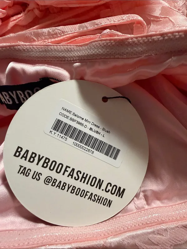 Babyboo New SALOME MINI DRESS - BLUSH large - Image 7