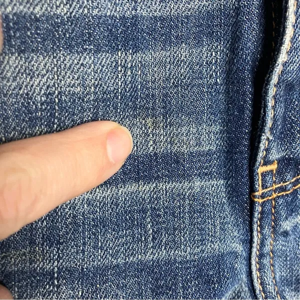 Y2K Hollister low rise jean shorts raw hem‎ size Shows size 26 - Image 3