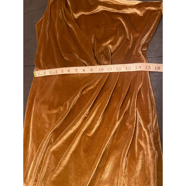 Baltic Born Kourtney Velvet Party Dress‎ Midi Spice Size Large Bridesmaid Guest - Image 12