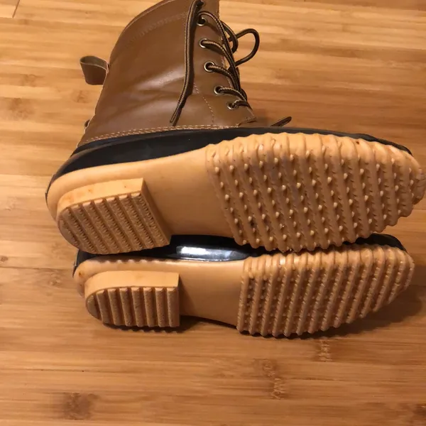 Sporto Women’s Attina Original Duck Boots size 8.5 brown and tan color - Image 8