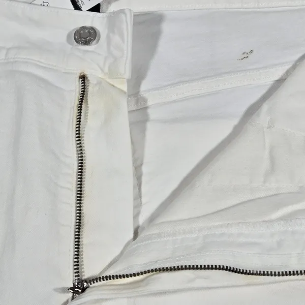 J.Crew Curvy Slim Wide Leg Jeans‎ White Denim High Rise BX828 Size 34 NEW - Image 9