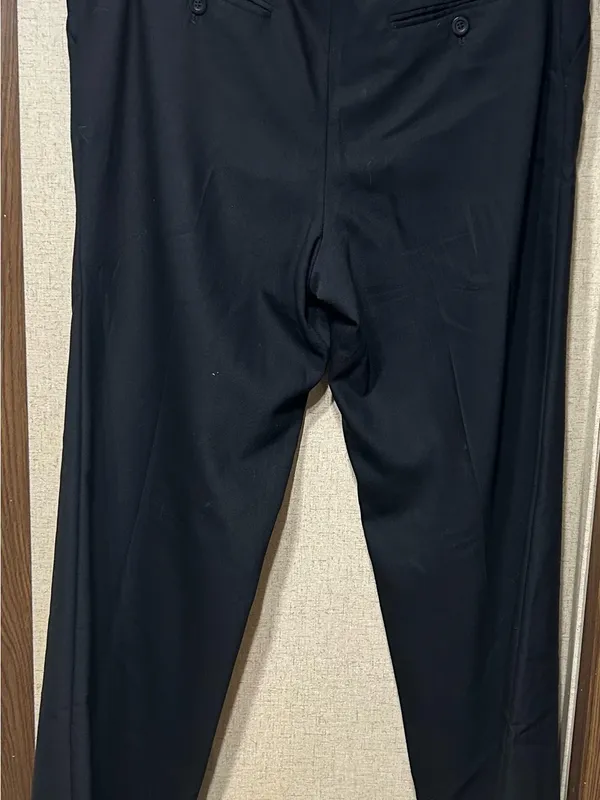 Talbots Men's Black Tailored Dress Pants - Image 3