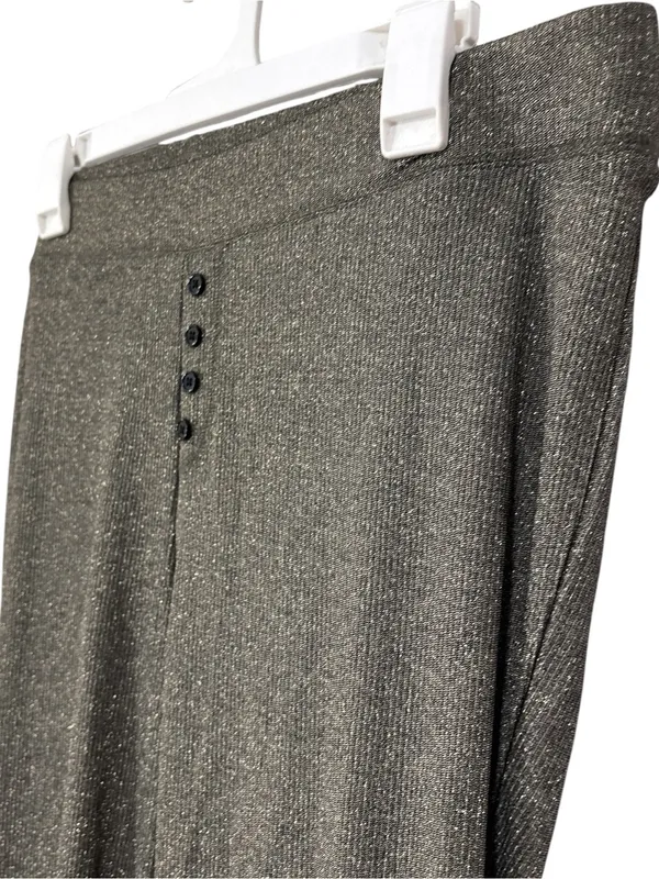NWT Torrid Sleep Black Metallic Ribbed Long Sleeve Legging SET Size 2X - Image 4