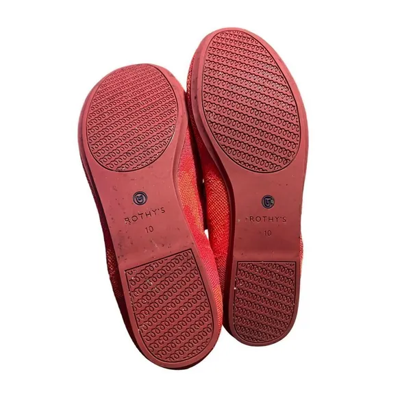 Rothy’s Red (Rare) Botanicamo Flats Women's Sz. 10 - Image 4