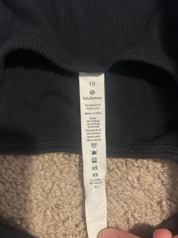 Lululemon Black Cutout Ribbed Tank Top - Women's - Image 7