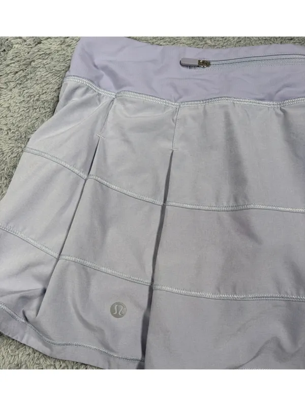 Lululemon pace rival skirt berry mist Active Pleated Tennis skort 4 reg - Image 9