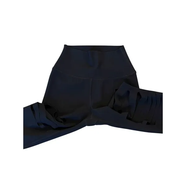 Alo Yoga High Waist Extreme Ripped Warrior Leggings Black Edgy Destroyed XXS - Image 6