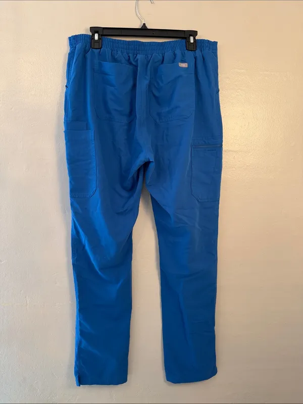 Figs  Blue Drawstring Utility Pants large tall - Image 6