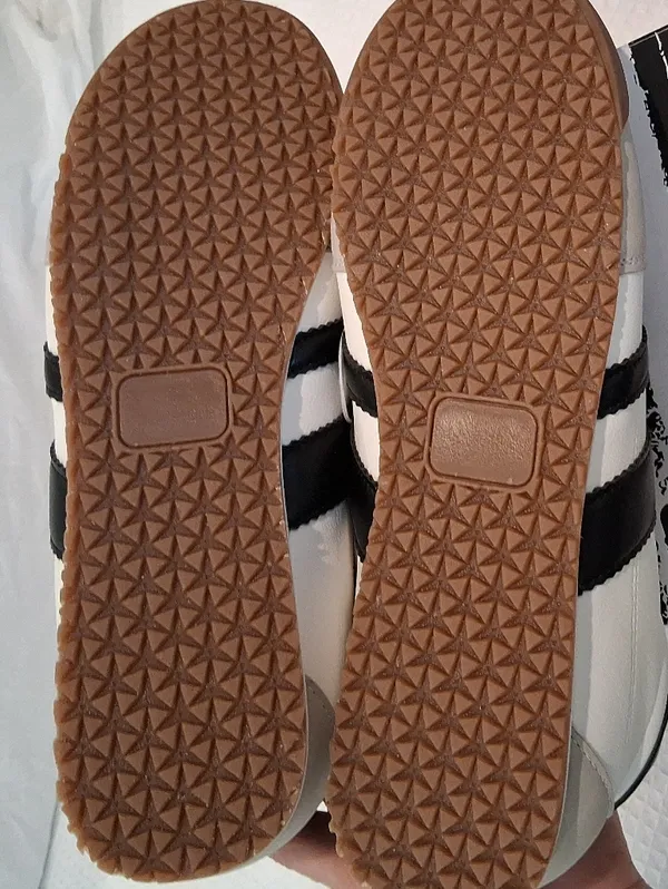 Dolce Vita White, Black & Gum Retro Runner Sneakers - Image 8