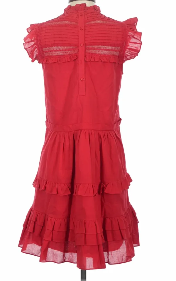 Pomander Tuckernuck Place Cecelia Red Lace Dress - Image 5