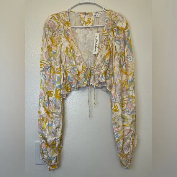 For Love‎ And Lemons Set NWT Marcia Crop Top M and Aiko Mini Skirt Size S - Image 2