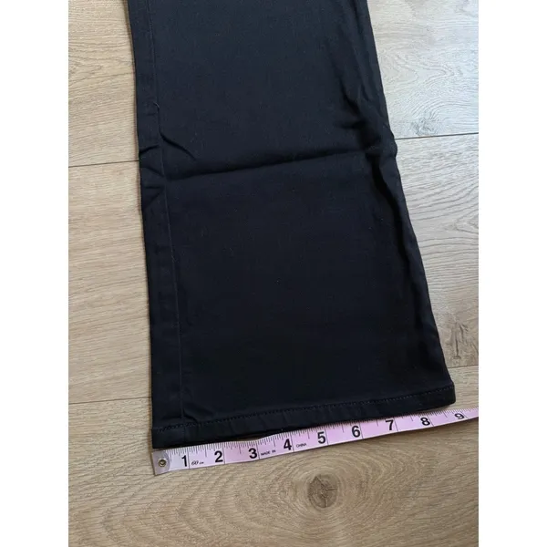 NWOT Womens Belle Kim Gravel pull on black‎ pants stretch size 12P - Image 2