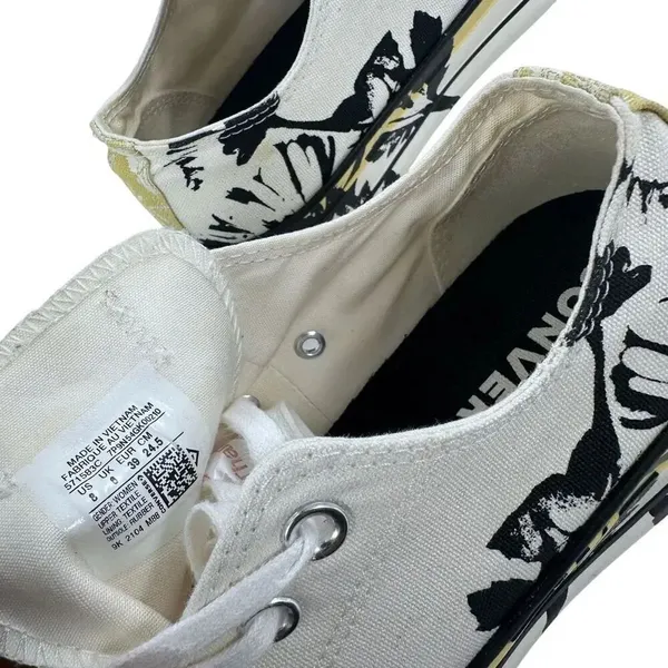 Converse Chuck Taylor All Star Floral Lift Low Top Platform Sneakers Womens 8 - Image 3