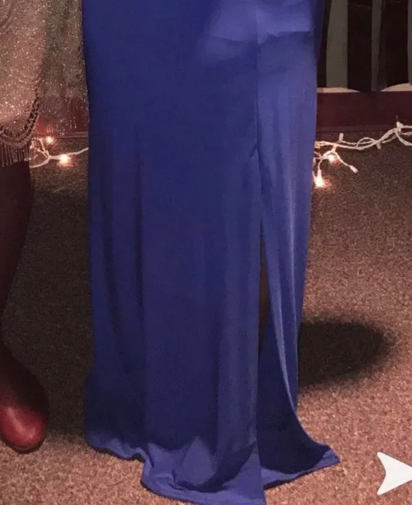 Prom Dress / Formal Gown Blue Size 12 - Image 2