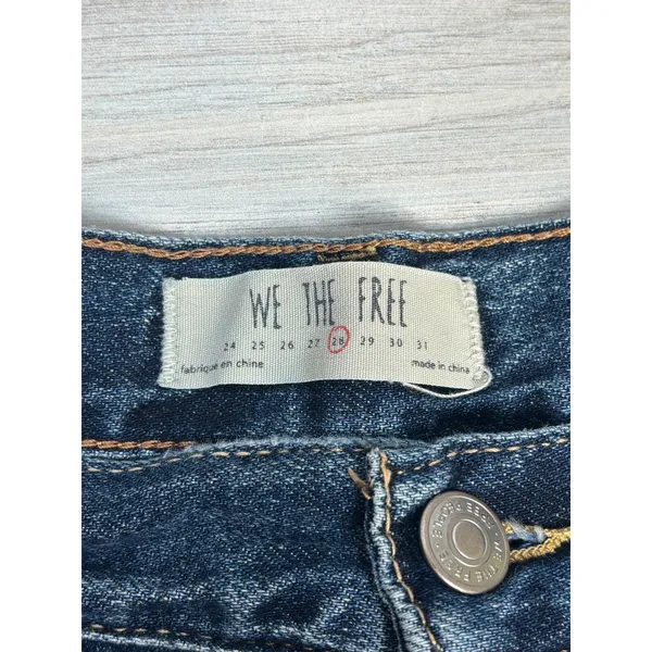 We The Free Free People Byron Bay‎ Denim Cut Off Shorts 28 Distressed Jean Short - Image 3