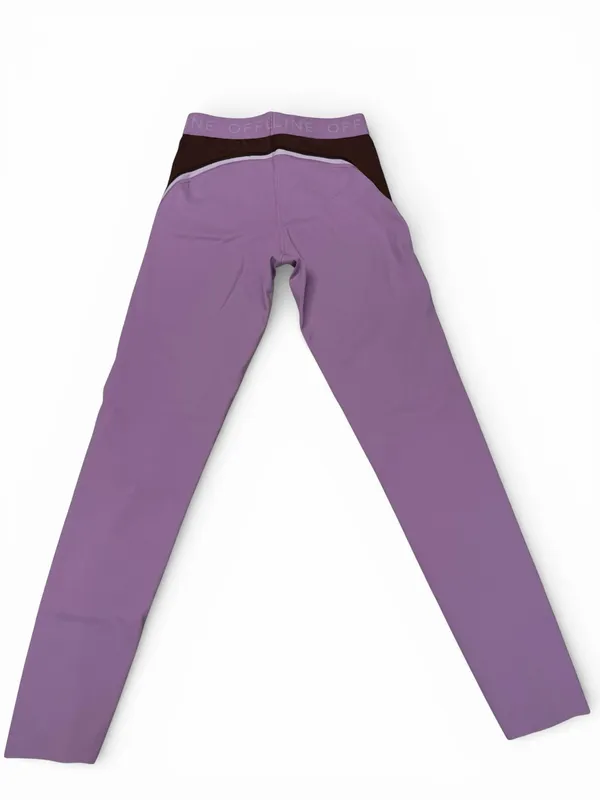 OFFLINE‎ by Aerie Goals High Waisted 7/8 Legging in Brown and Purple - Image 2