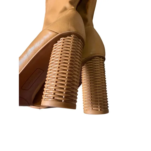 Franco Sarto Tan Cindy Tall Knee High Boots - Image 5
