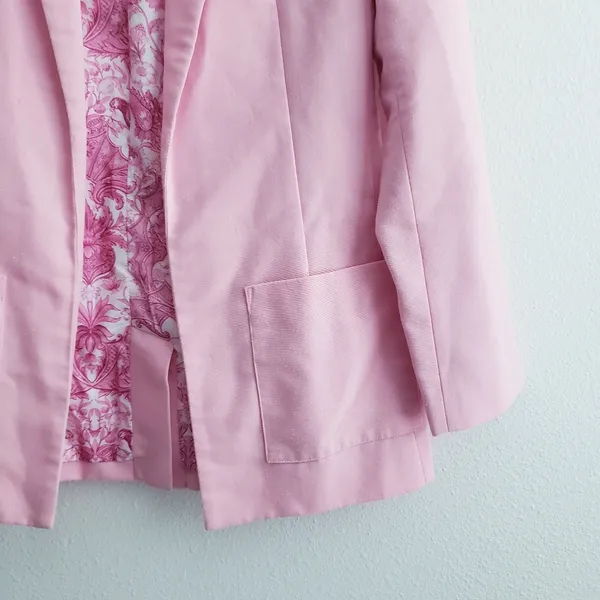 Blackmilk Pink Blazer Jacket Office Attire - Image 4