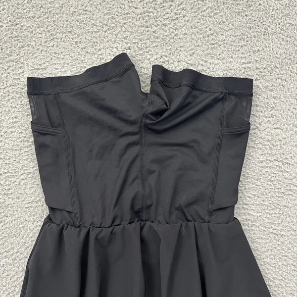 Lululemon Court Rival High Rise Skirt Skort Black Athletic Tennis Women's 2 Tall - Image 4