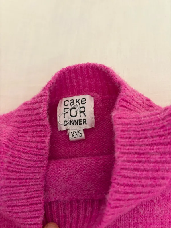 Cake for dinner sweater Pink Size XXS - Image 2