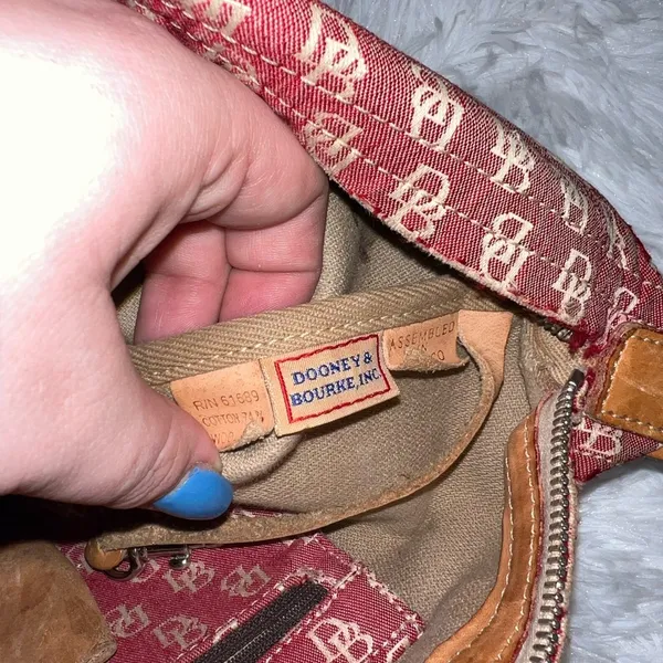 Dooney & Bourke Red Shoulder Mini Bag Y2K - Image 6