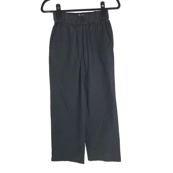 Everlane The Easy Pant Black Pockets Organic Cotton Pull On Size 0 - Image 6