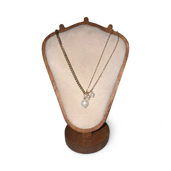ALLISON ROSE atelier‎ Luxurious Gold Pearl Necklace - Image 4