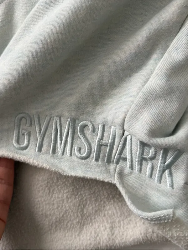 Gymshark UK Light MINT Cropped Hoodie Sweatshirt size M - Image 3