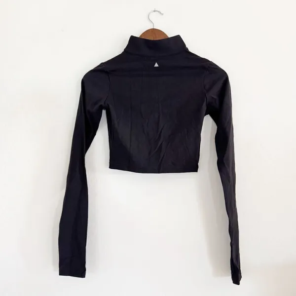 Balance Athletica | THE REFINE CROPPED ZIP in BLACK Size S - Image 4