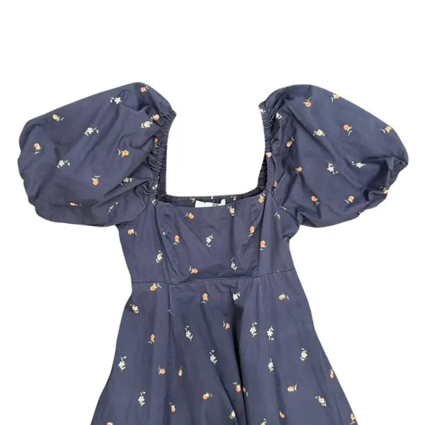 Hill House Home Matilda Dress in Navy Floral, Size XXS​ - Image 5