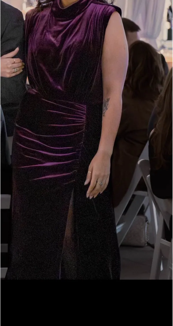 NEW (Slightly Damaged) Revelry Beck Velvet Dress | Size 16 | NWT | Retail $229 - Image 9
