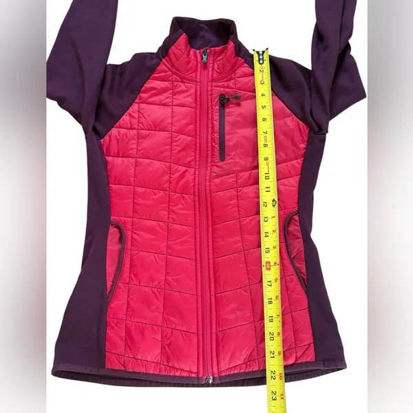 Smartwool PhD Wool Jacket Smartloft Divide Pink Magenta Purple Full Zip Small - Image 13