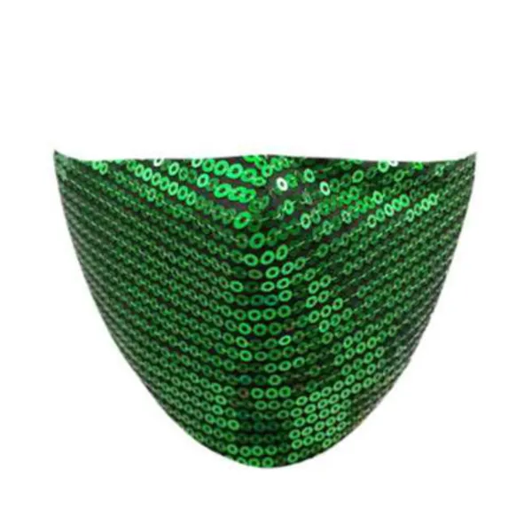 WINE ONION Sequin Purple Reusable Washable Protective Face Mask - Image 4